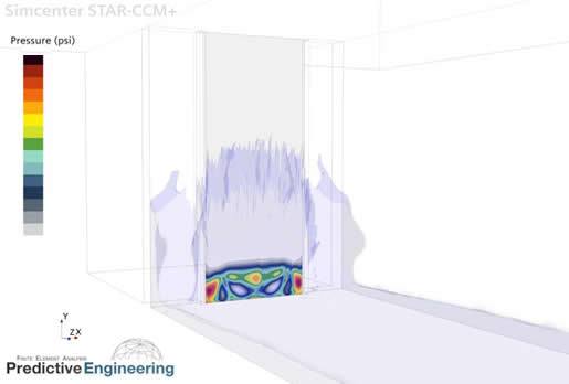 CFD Flood Barrier Analysis – Predictive Engineering CFD Consulting Engineering Services