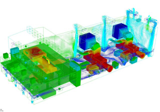 Power Plant Building / CFdesign
