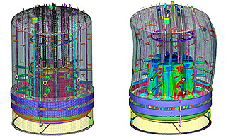 Nuclear waste vessel analysis using Femap and NX Nastran