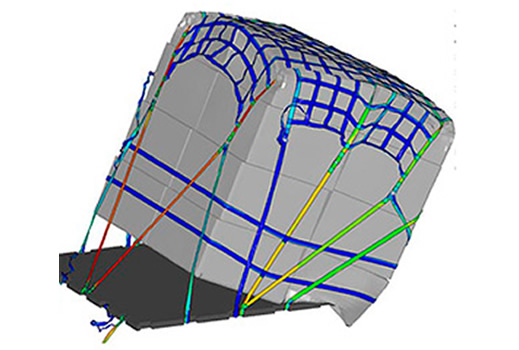  Cargo Net Simulation - Nonlinear FEA Consulting 