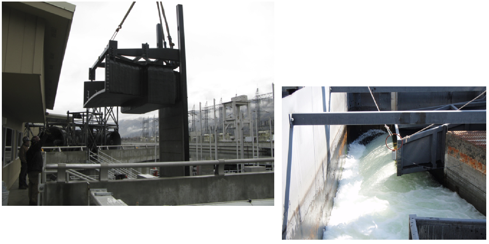 The FRP Flow Spreader was built to analysis specifications and is in operation today providing in-stream salmon migration data - FEA Consultants - Experts in Composite Analysis