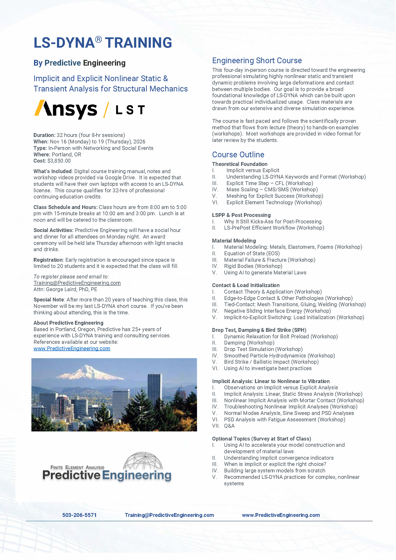 Online PDF Course Brochure