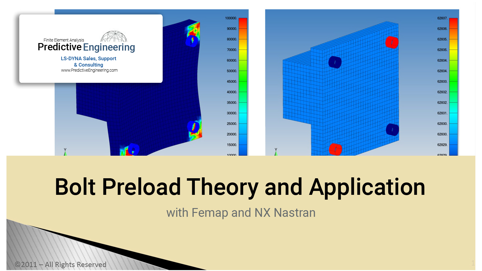 Bolt Preload with Femap and NX Nastran