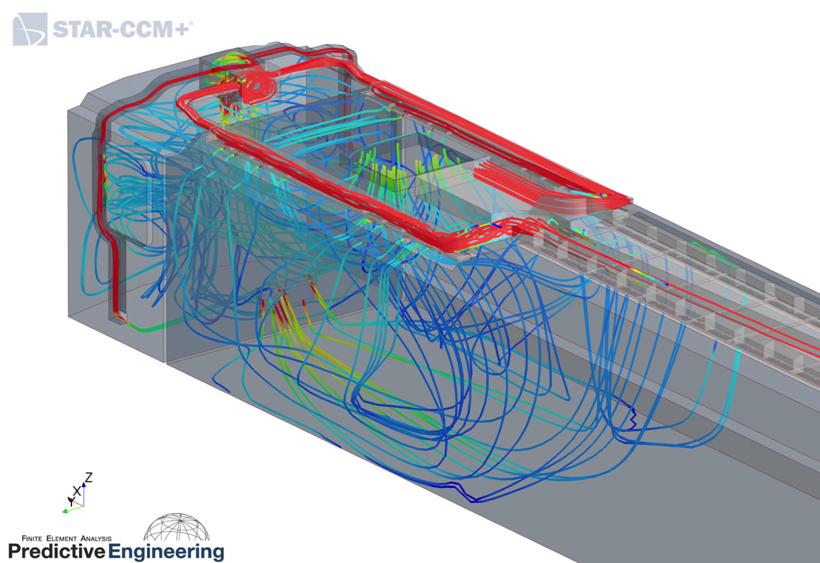 STAR-CCM+ CFD HVAC Flow Analysis of Passenger Transit Vehicle