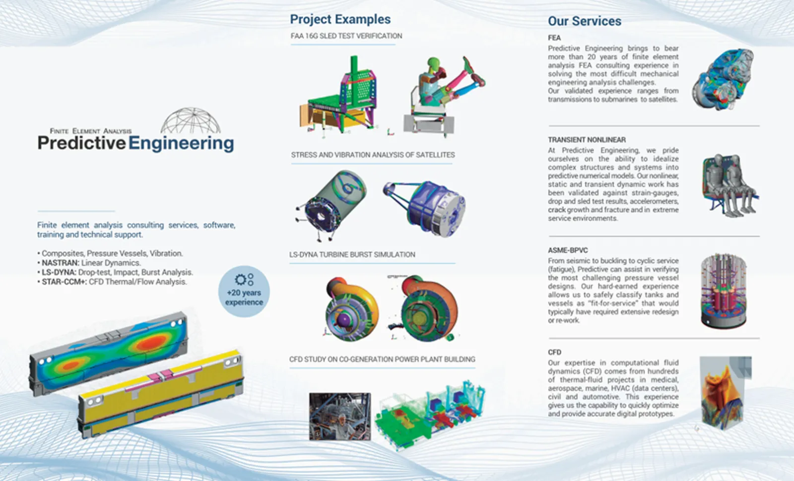 Predictive Engineering Simulation Consulting Services - Portland, Oregon USA With +25 years of validated simulation experience.  Experts in FEA and CFD Simulation