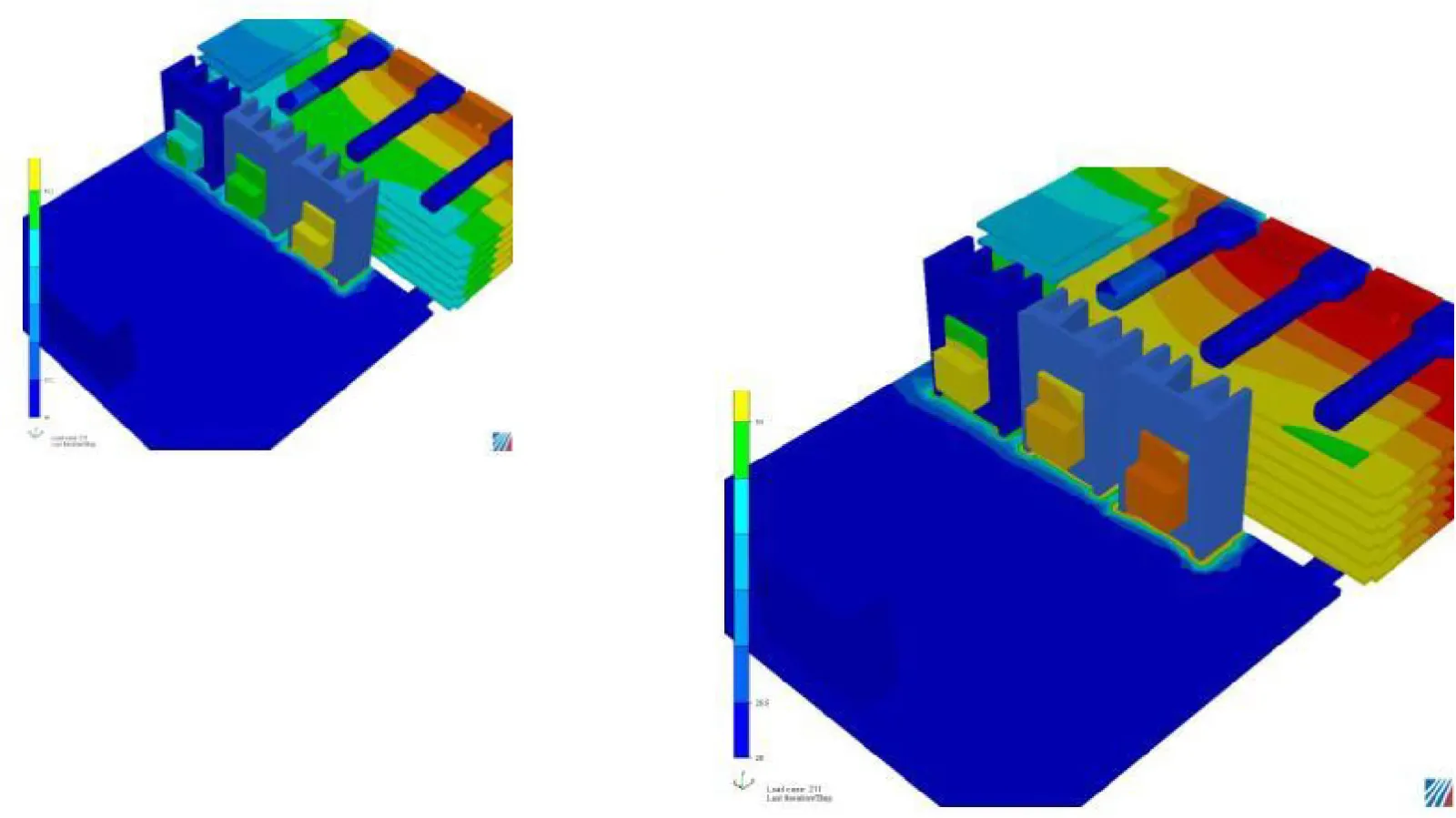 CFD simulation results show that acceptable temperature levels could be achieved for the LED chips