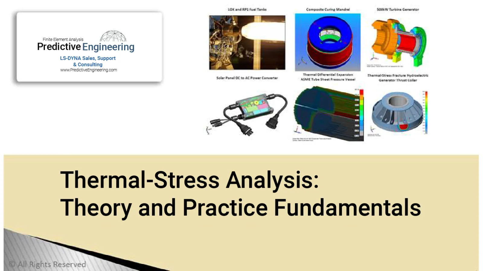 Thermal-Stress Analysis - Predictive Engineering White Paper - FEA Consulting Service
